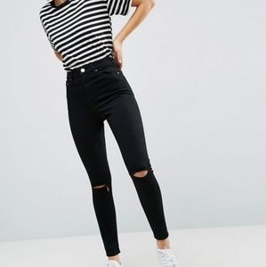 ASOS high waist skinny jeans. NWOT